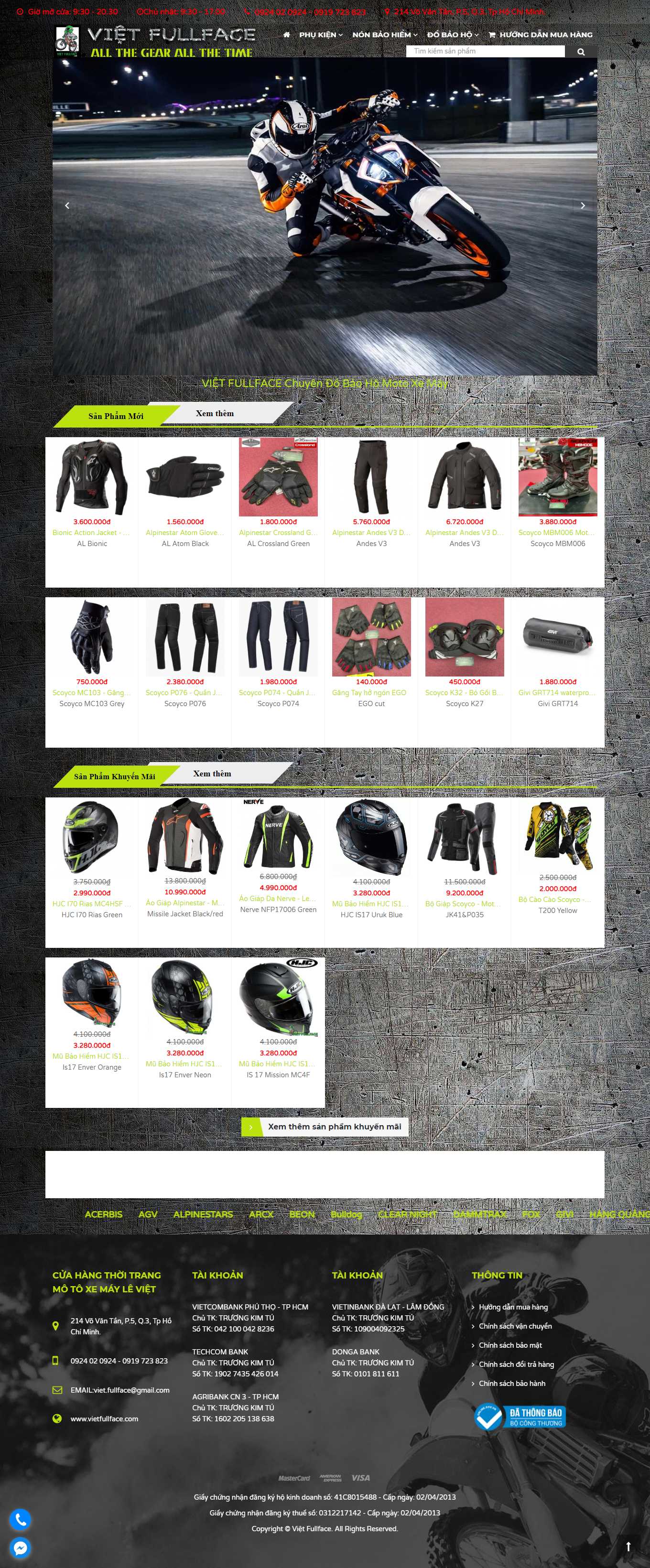 [phuotbuistore] Thiết kế Website Web bán đồ phượt, vật dụng du lịch bụi - vietfullfacecom