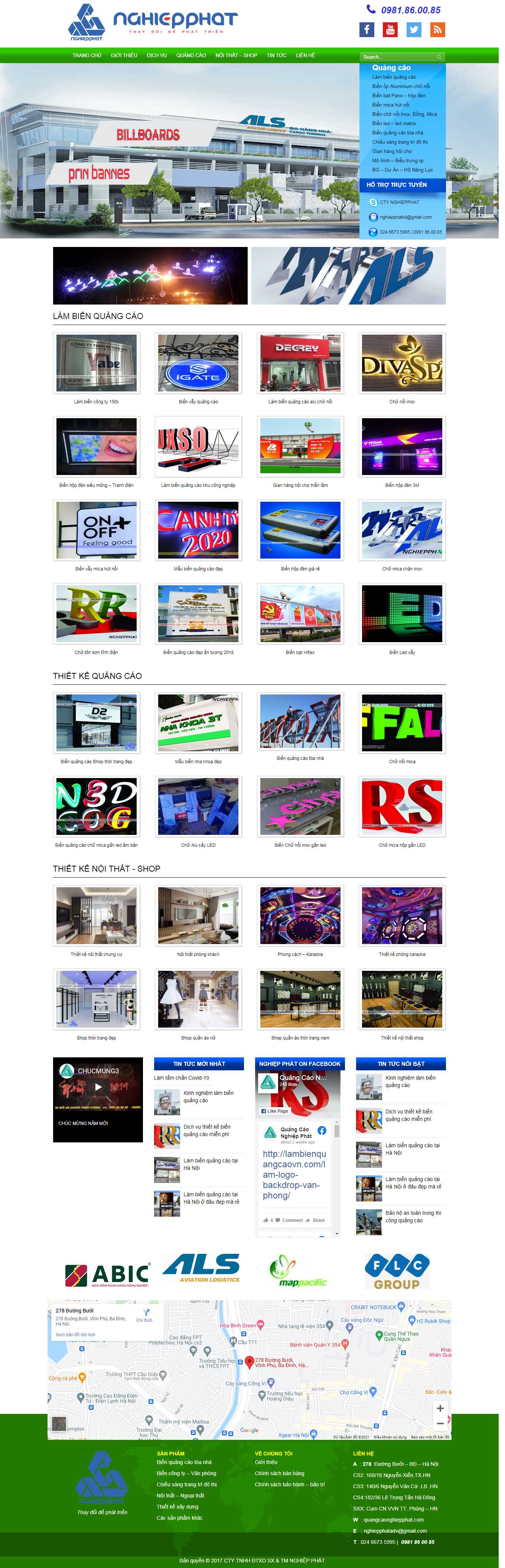 [quangcaonghiepphat] Thiết kế Website Web biển quảng cáo giá rẻ - quangcaonghiepphatcom