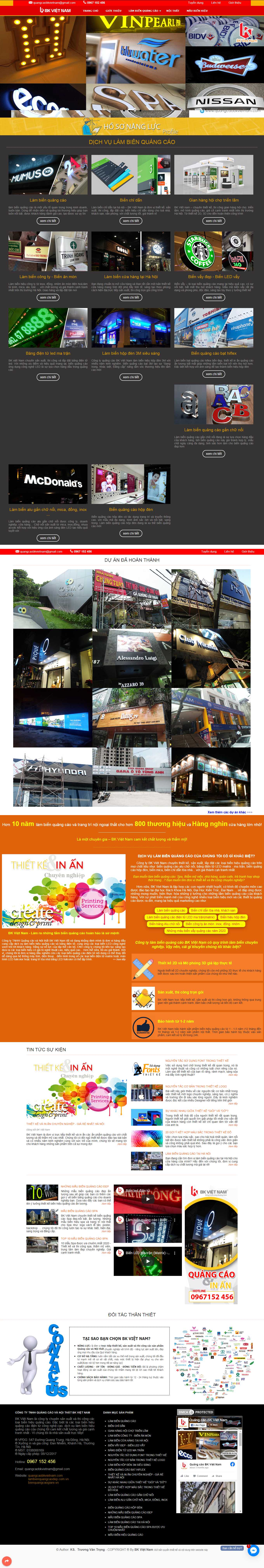 [quangcaonghiepphat] Thiết kế Website Web biển quảng cáo giá rẻ - quangcaobkvietnamcom