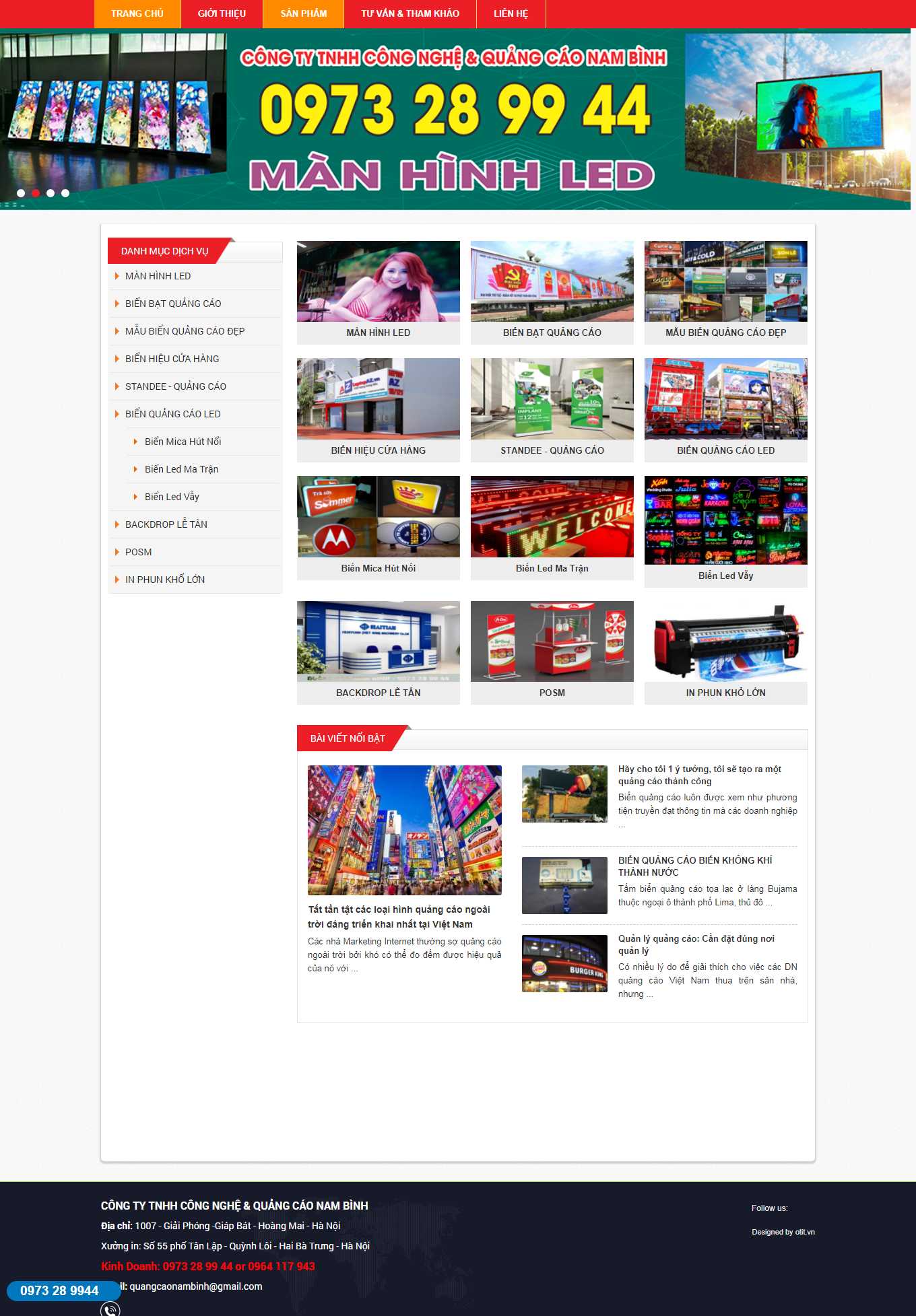 [quangcaonghiepphat] Thiết kế Website Web biển quảng cáo giá rẻ - quangcaonambinhcom