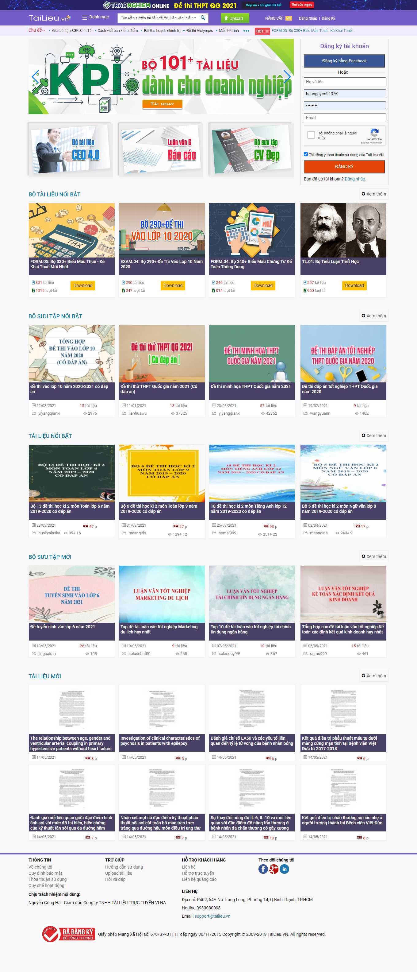 [tailieuxanh] Thiết kế Website Web bán, chia sẻ tài liệu trực tuyến - tailieuvn