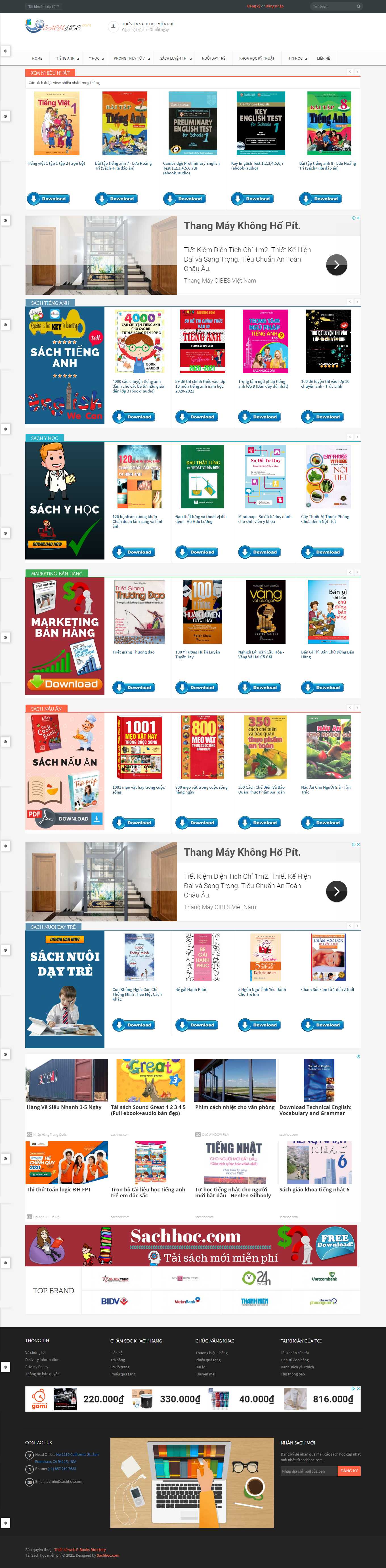 [tailieuxanh] Thiết kế Website Web bán, chia sẻ tài liệu trực tuyến - sachhoccom