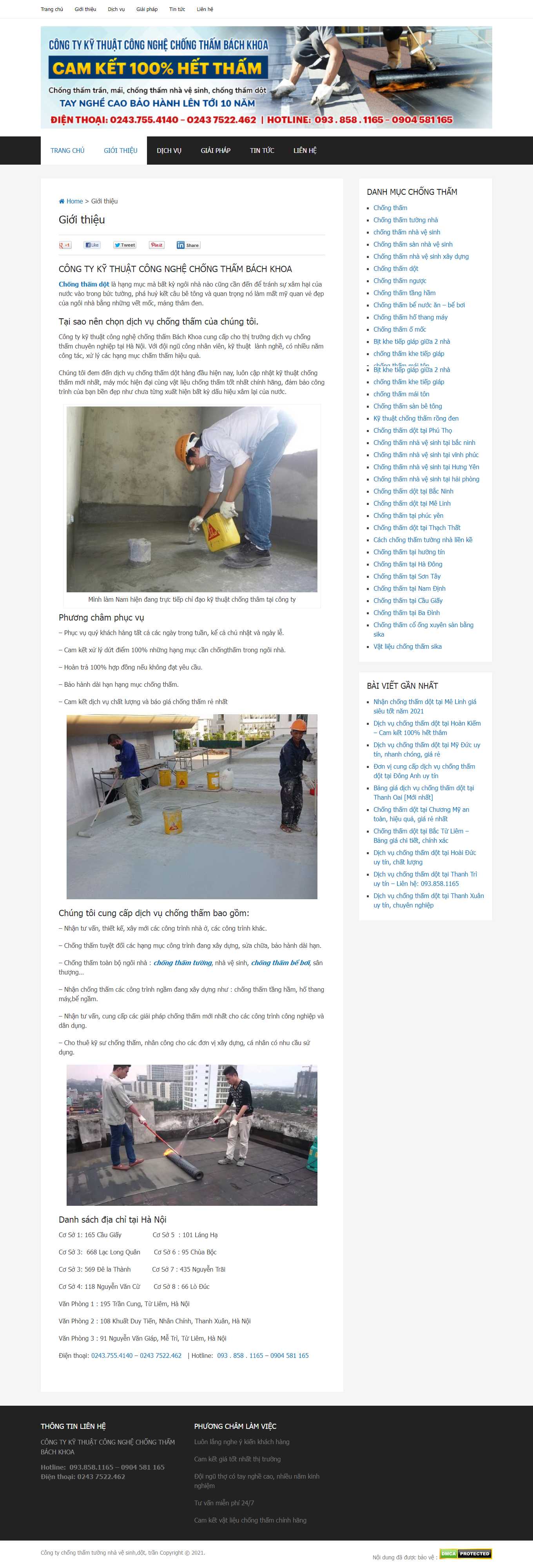 [nipponpaint] Thiết kế Website Web chống thấm - chongthambk24hcom