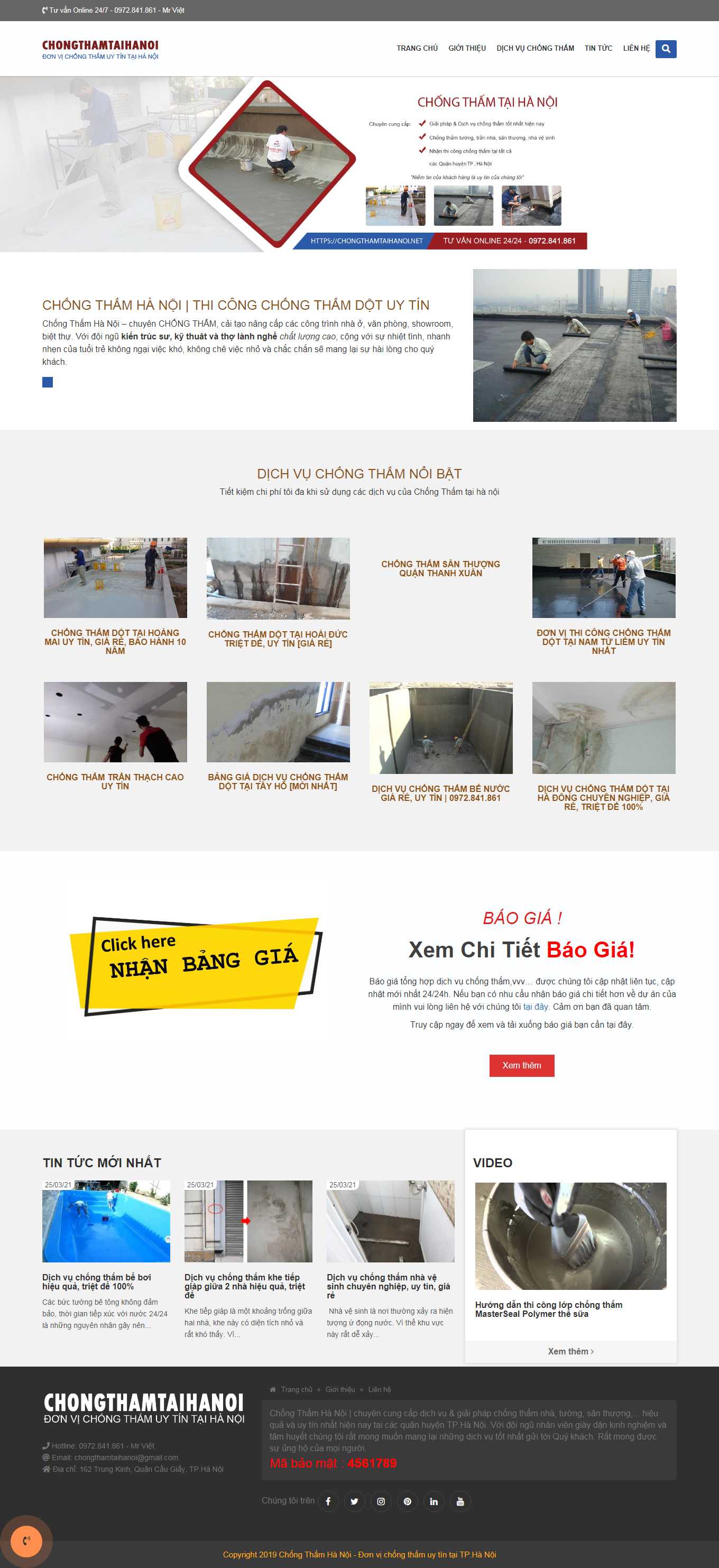 [nipponpaint] Thiết kế Website Web chống thấm - chongthamtaihanoicom