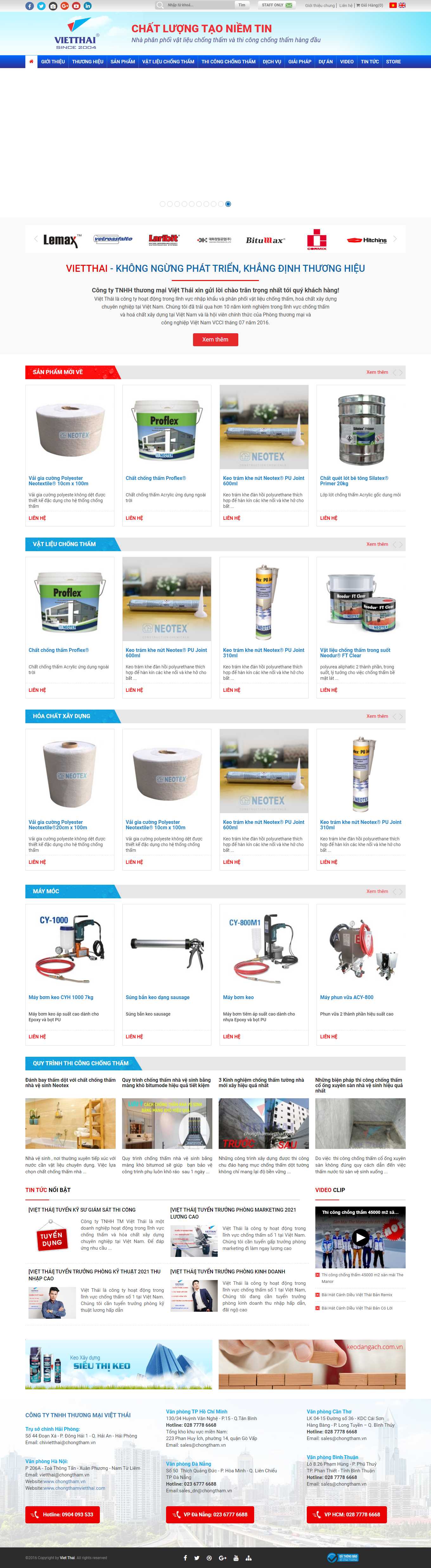 [nipponpaint] Thiết kế Website Web chống thấm - chongthamvietthaicom