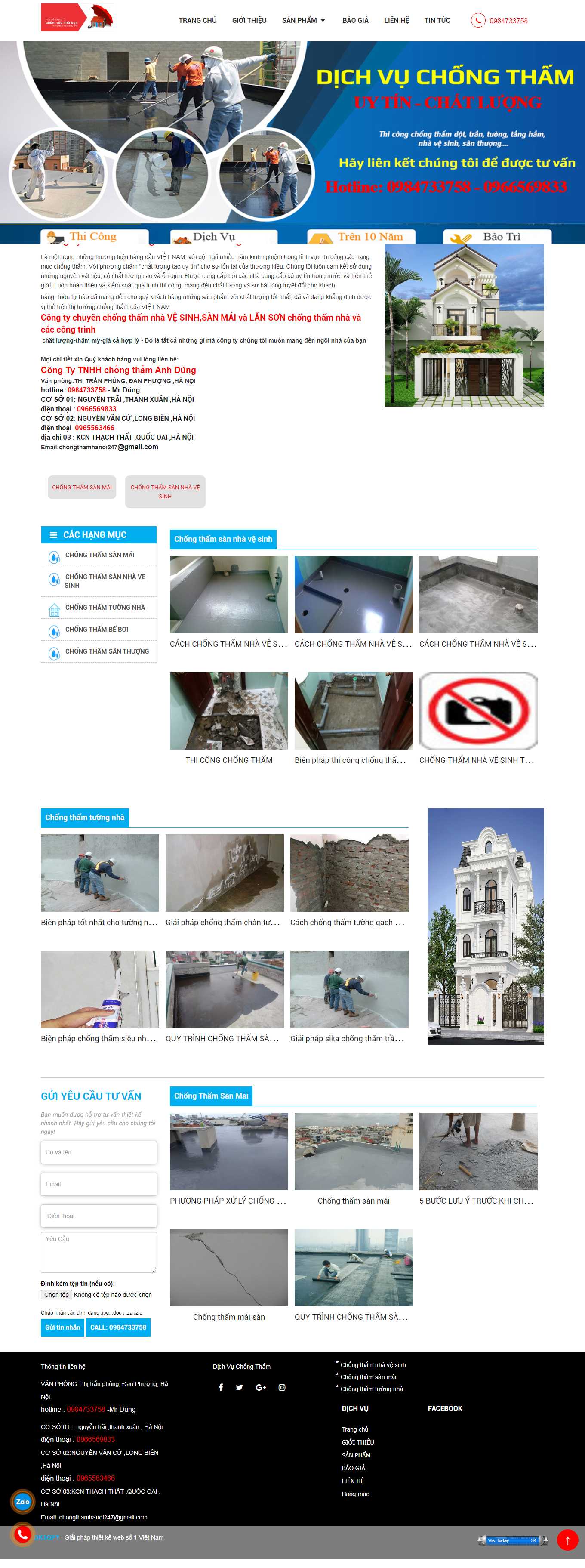 [nipponpaint] Thiết kế Website Web chống thấm - wwwchongthamhanoi247com