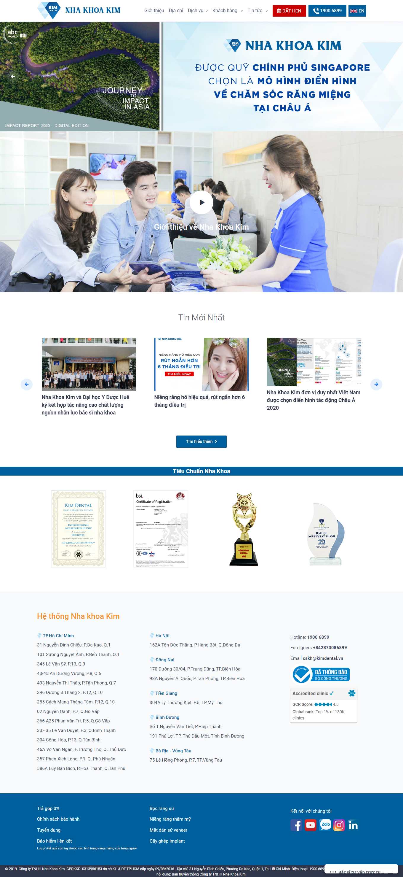 [nhakhoaparis] Thiết kế Website Web phòng khám nha khoa - nhakhoakimcom