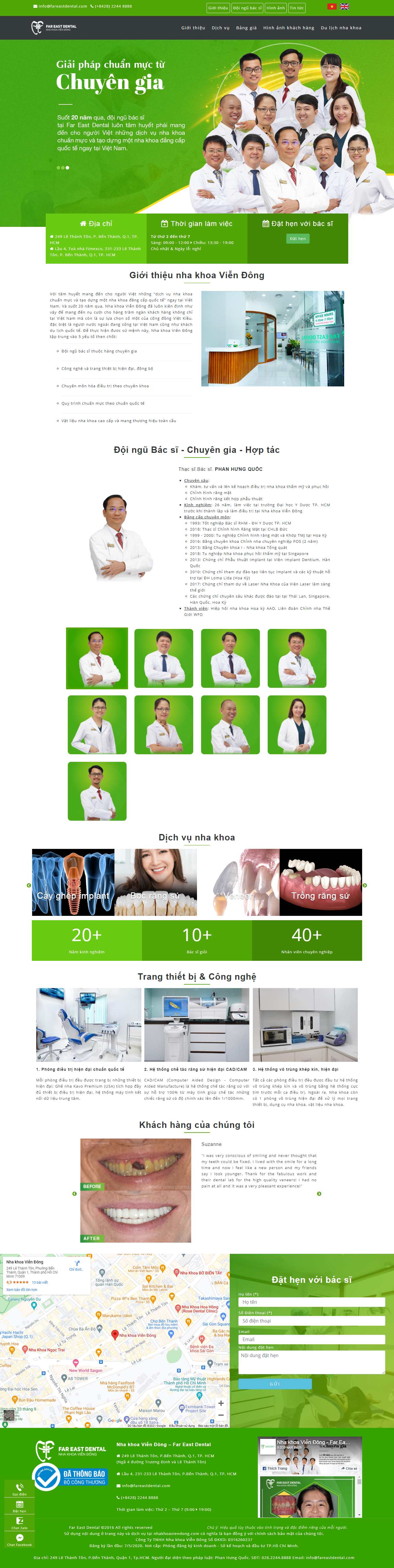 [nhakhoaparis] Thiết kế Website Web phòng khám nha khoa - nhakhoaviendongcom