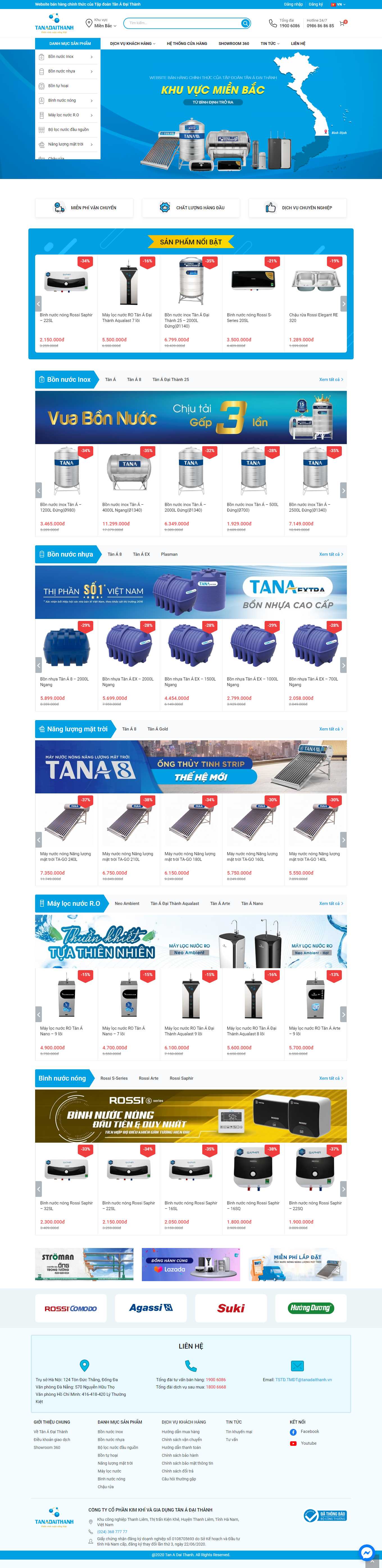 [daithanhgroup] Thiết kế Website Web bán máy năng lượng mặt trời - shoptanadaithanhvn