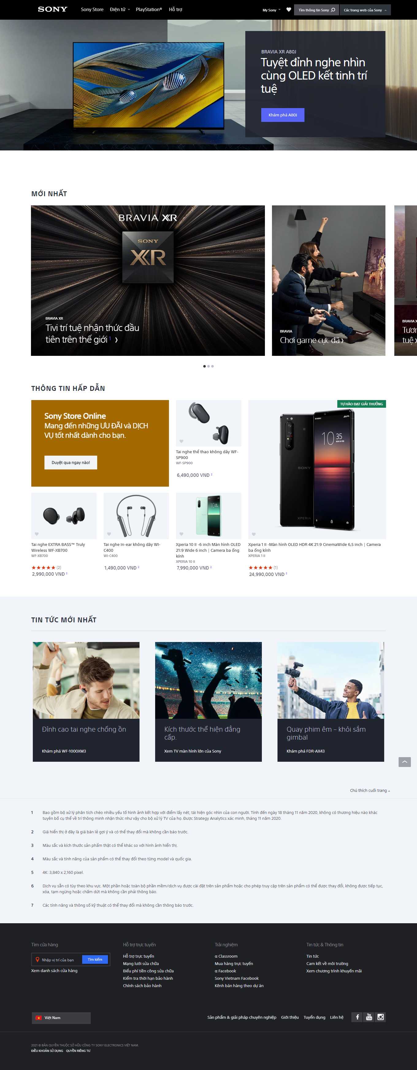 [binhminhdigital] Thiết kế Website Web bán máy ảnh - wwwsonycomvn