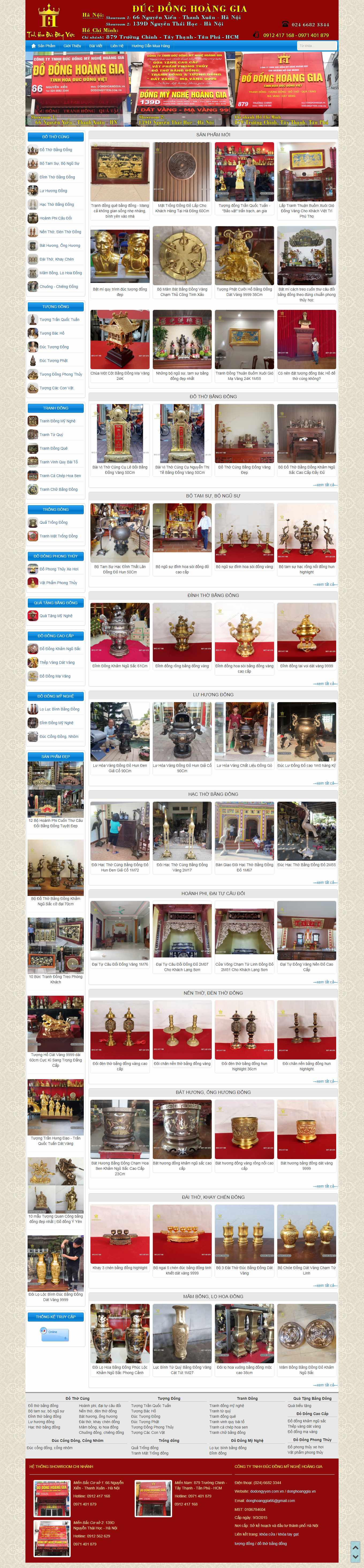 [khonggiantho] Thiết kế Website Web bán đồ thờ cúng - dodongyyencomvn