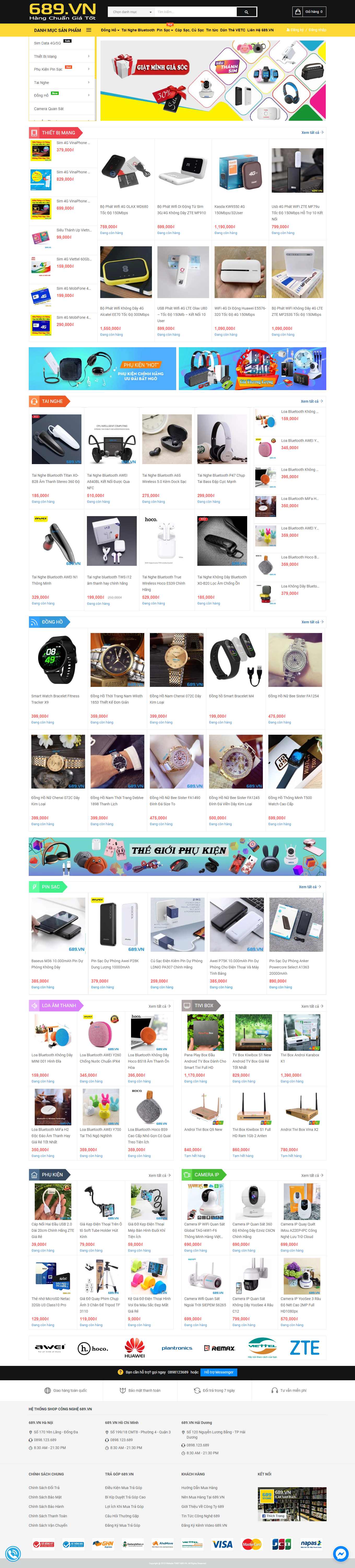 [khosim] Thiết kế Website Web bán sim thẻ - 689vn