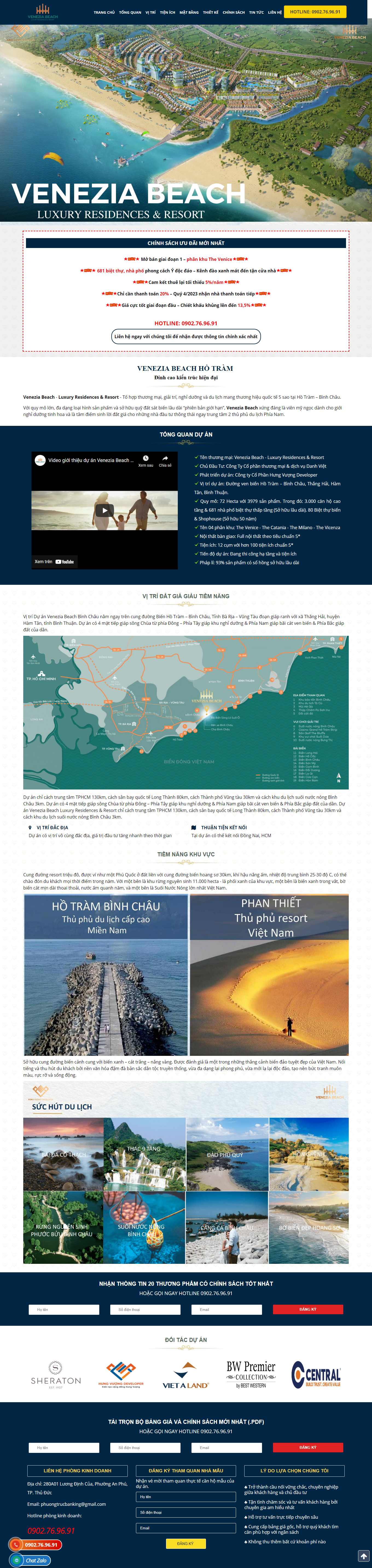 [angsanahotram] Thiết kế Website Web biệt thự, nghỉ dưỡng - veneziabeachhotramnet