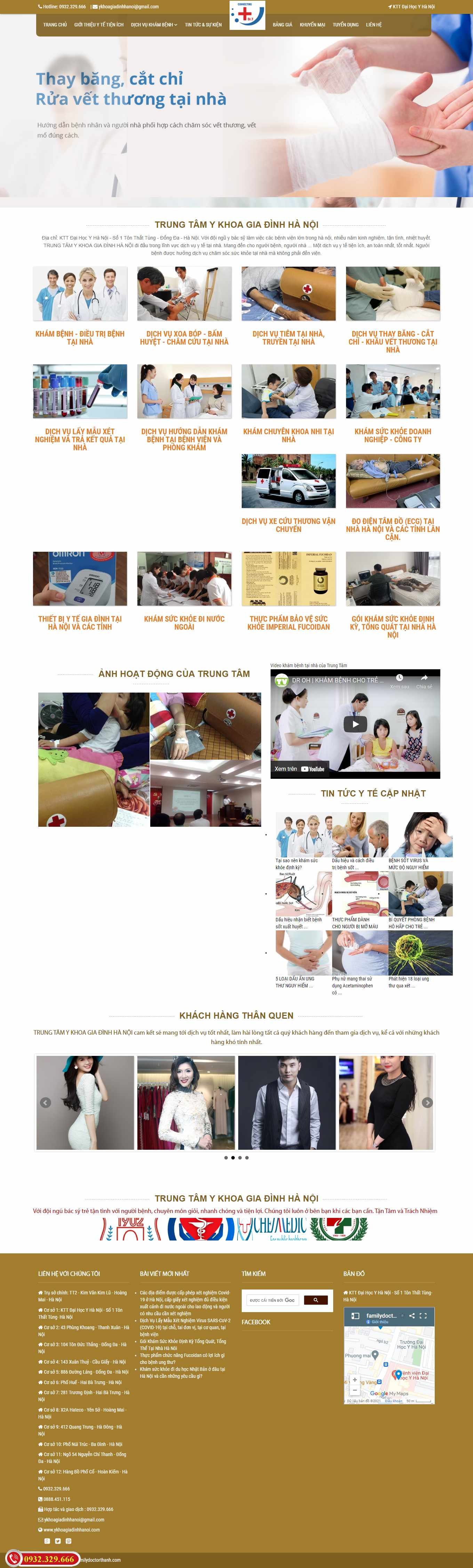 [khamtaimuihongnhi] Thiết kế Website Web phòng khám tai mũi họng - ykhoagiadinhhanoicom