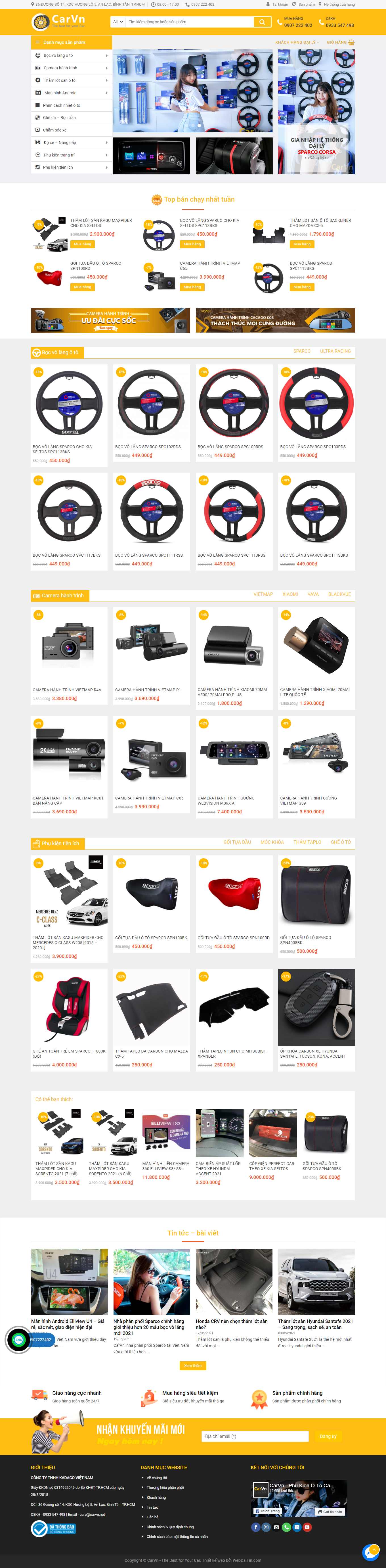 [hyundai-hadong3s] Thiết kế Website Web showroom sửa chữa ô tô, xe máy - carvnnet