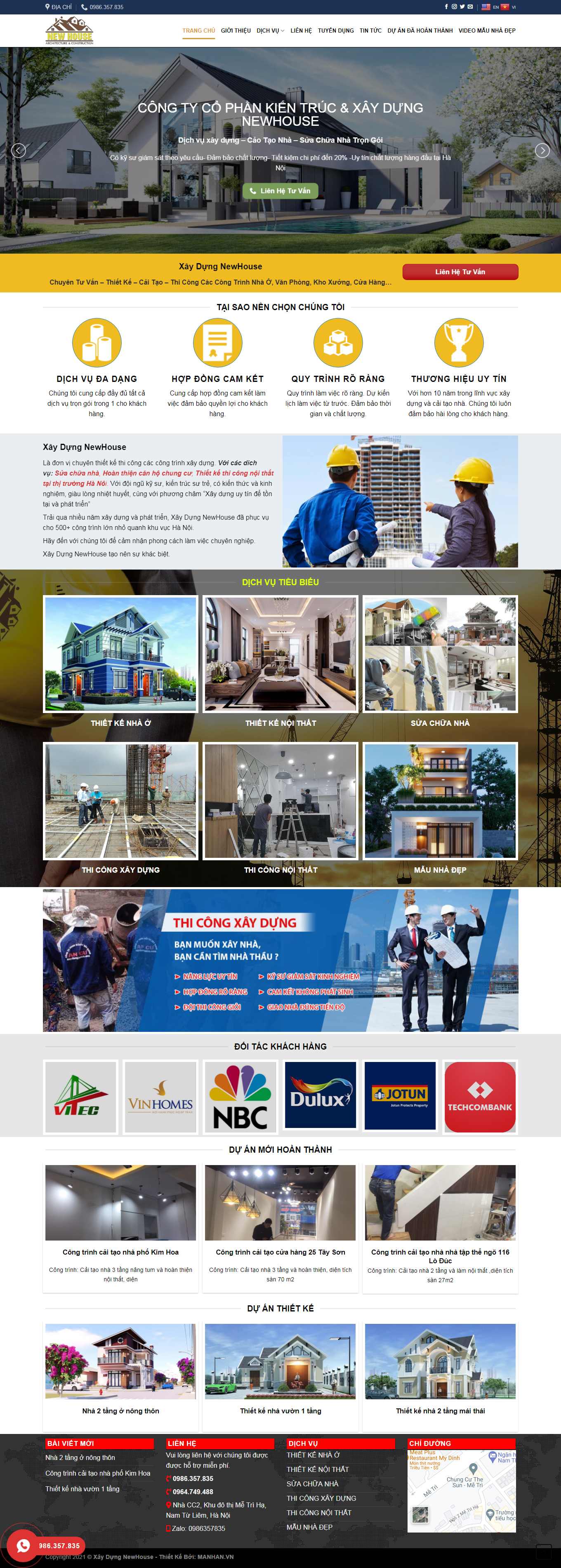 [sonhiepthanh] Thiết kế Website Web bán sơn nước, sơn tĩnh điện - xaydungnewhousecomvn