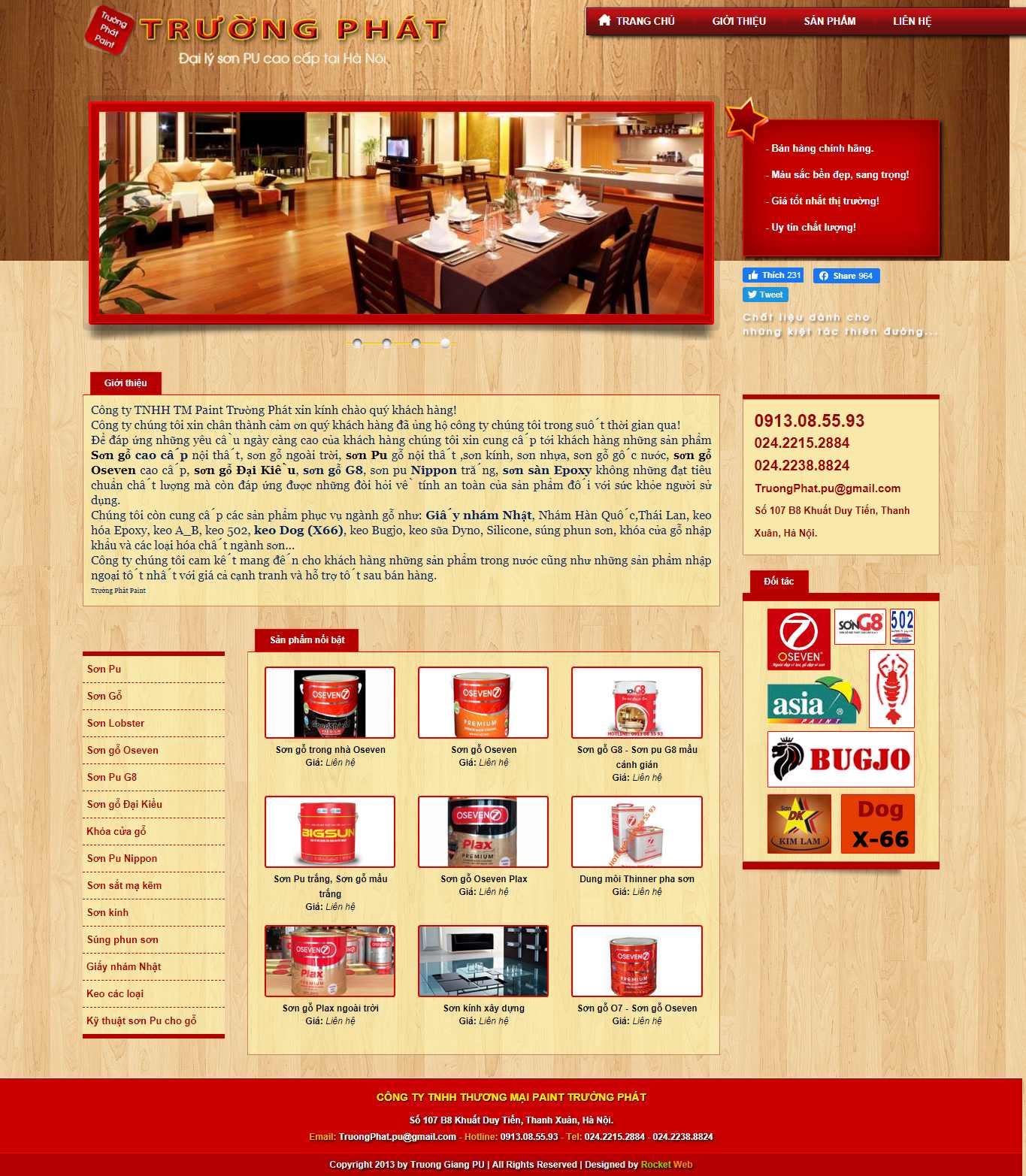 [dogovanha] Thiết kế Website Web xưởng gỗ - truongphatpuvn