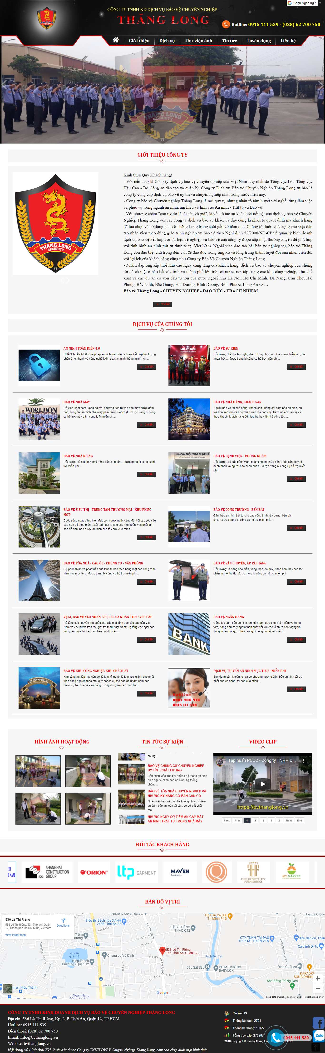 [pcccdhtvietnam] Thiết kế Website Web phòng cháy, chữa cháy - bvthanglongvn