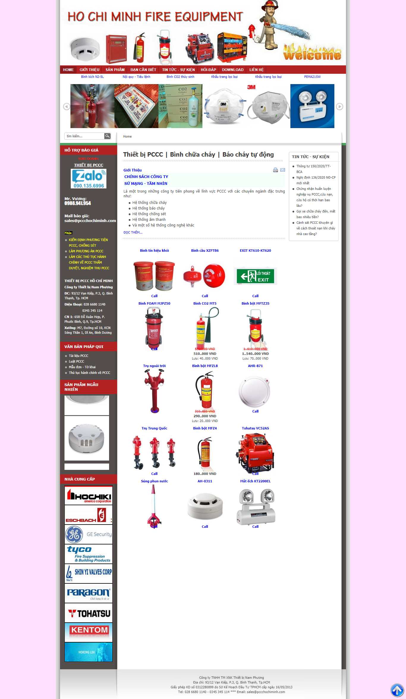 [pcccdhtvietnam] Thiết kế Website Web phòng cháy, chữa cháy - pccchochiminhcom