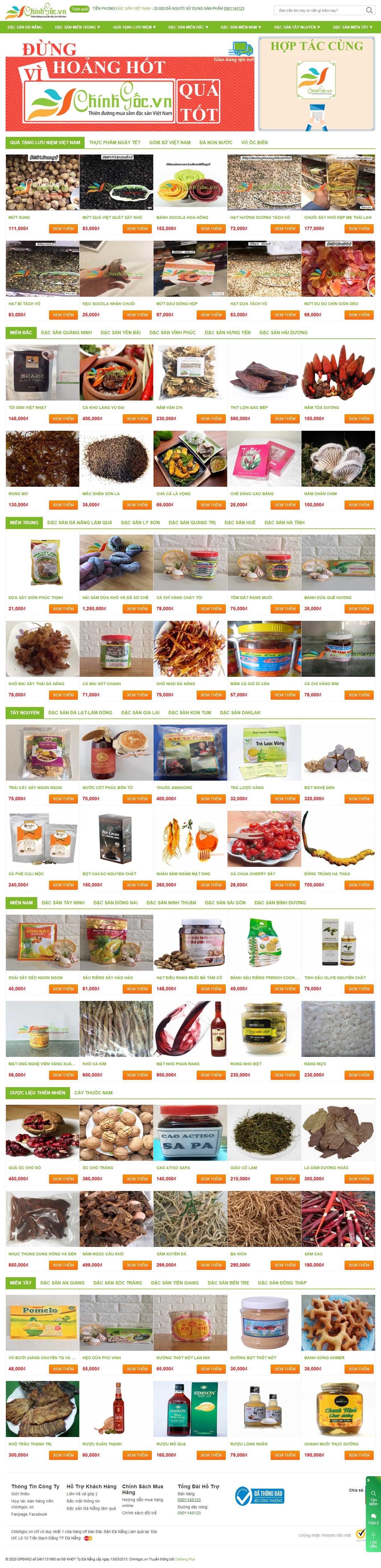 [dacsan3mien] Thiết kế Website Web bán bánh cáy - chinhgocvn