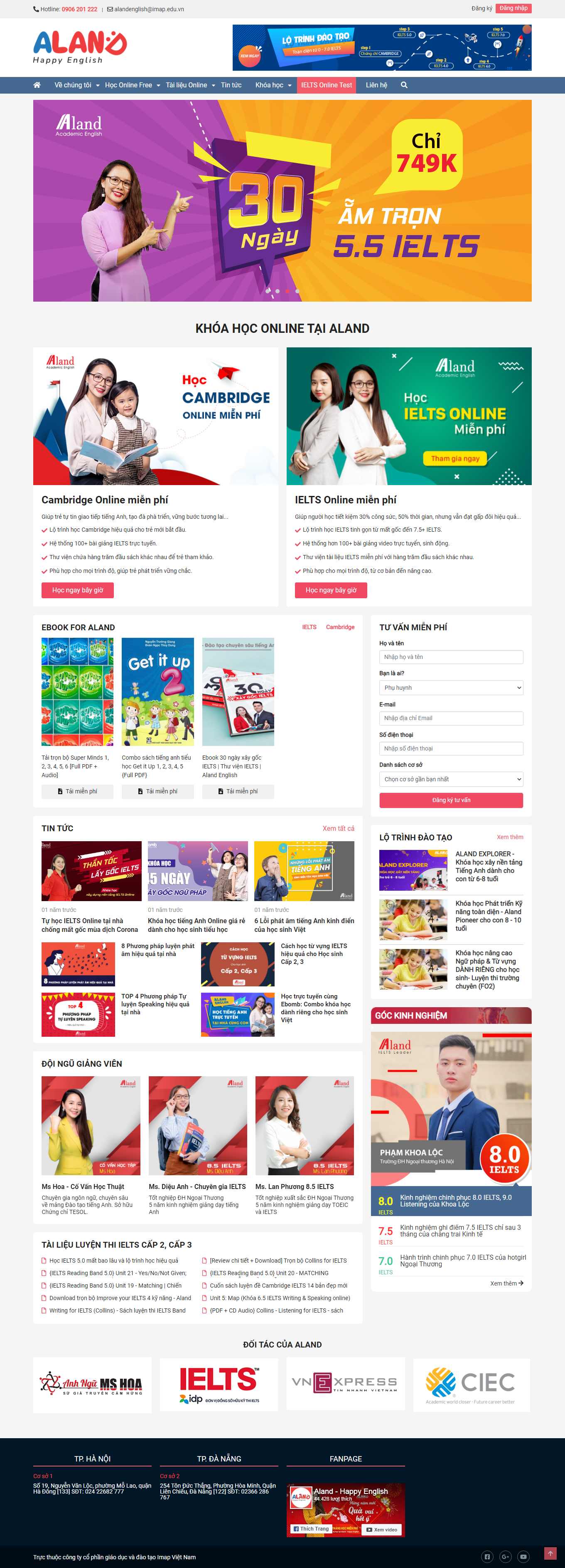 [thptnguyentrai-badinh] Thiết kế Website Web trung học phổ thông - wwwalandeduvn