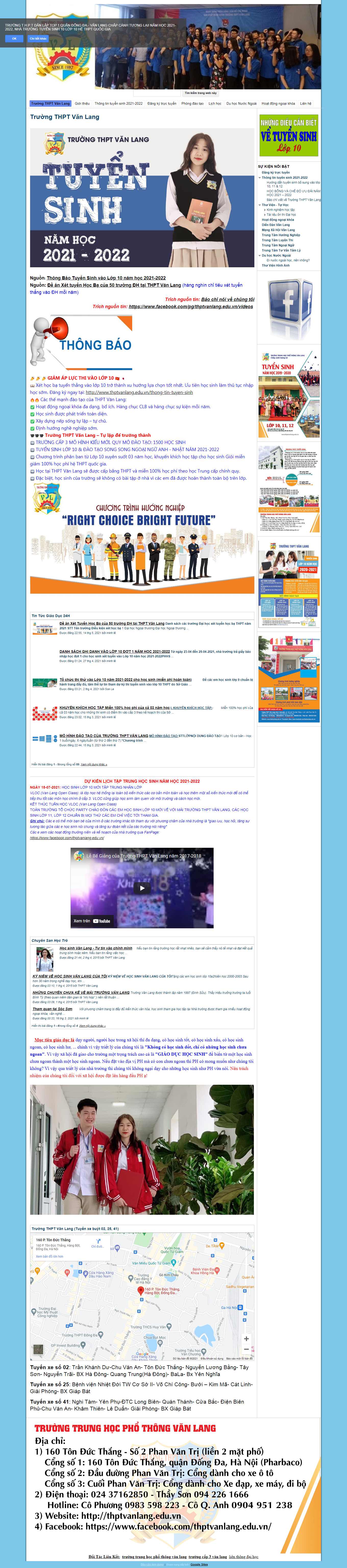 [thptnguyentrai-badinh] Thiết kế Website Web trung học phổ thông - wwwthptvanlangeduvn