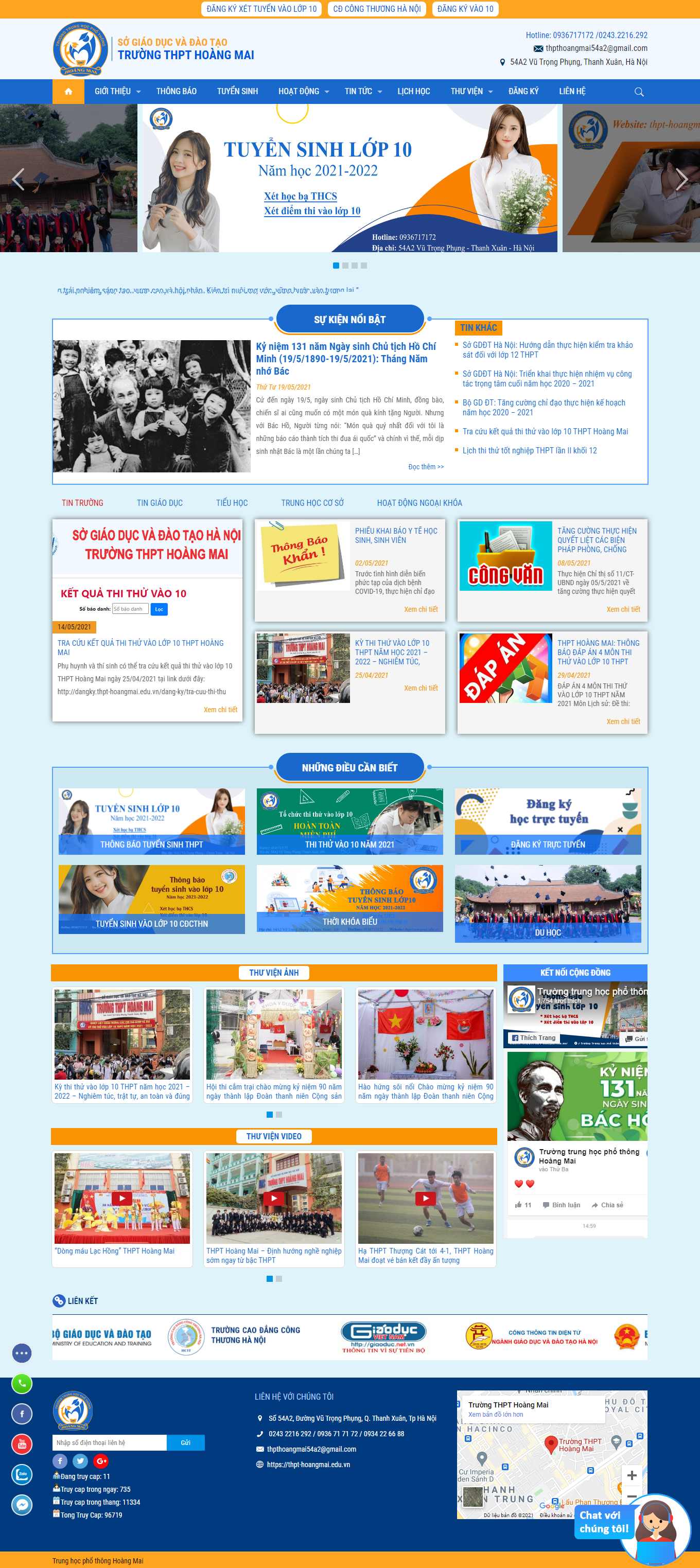 [thptnguyentrai-badinh] Thiết kế Website Web trung học phổ thông - thpt-hoangmaieduvn