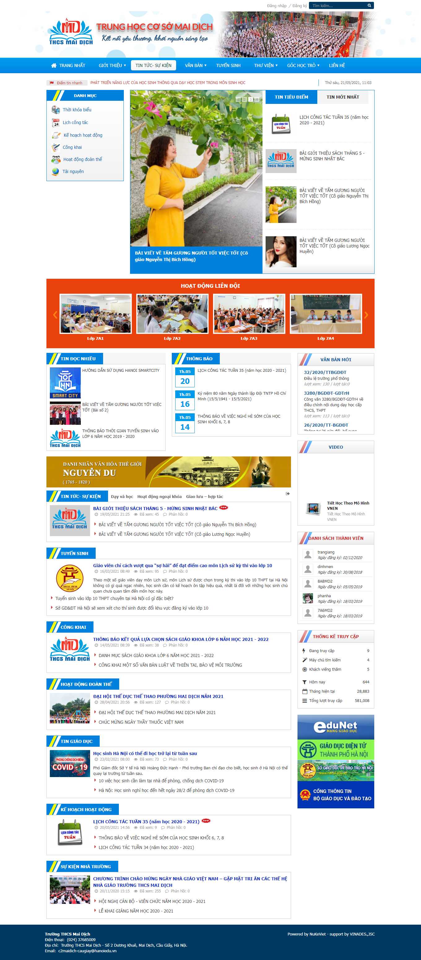 [thcsgiangvo-hn] Thiết kế Website Web trung học cơ sở - thcsmaidicheduvn