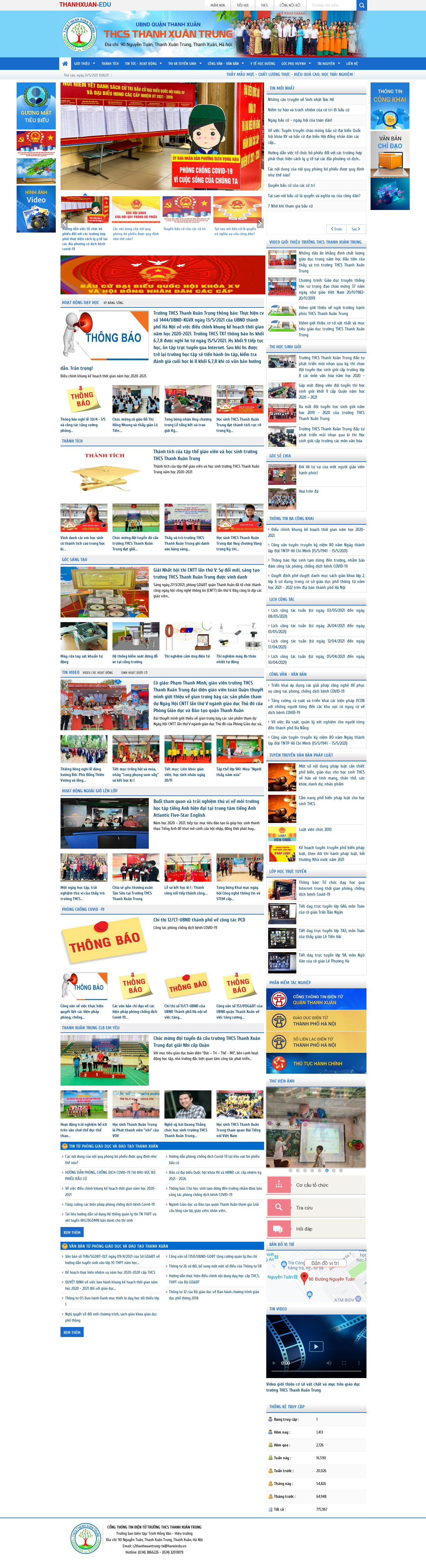 [thcsgiangvo-hn] Thiết kế Website Web trung học cơ sở - thcsthanhxuantrungpgdthanhxuaneduvn