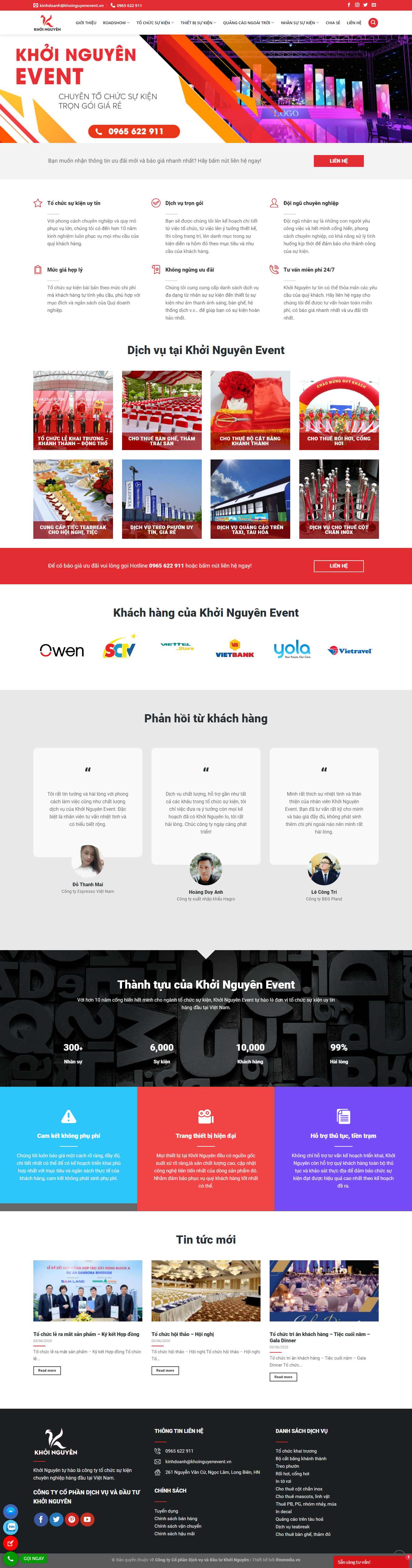 [adobibuffet] Thiết kế Website Web đặt tiệc buffet - khoinguyeneventvn