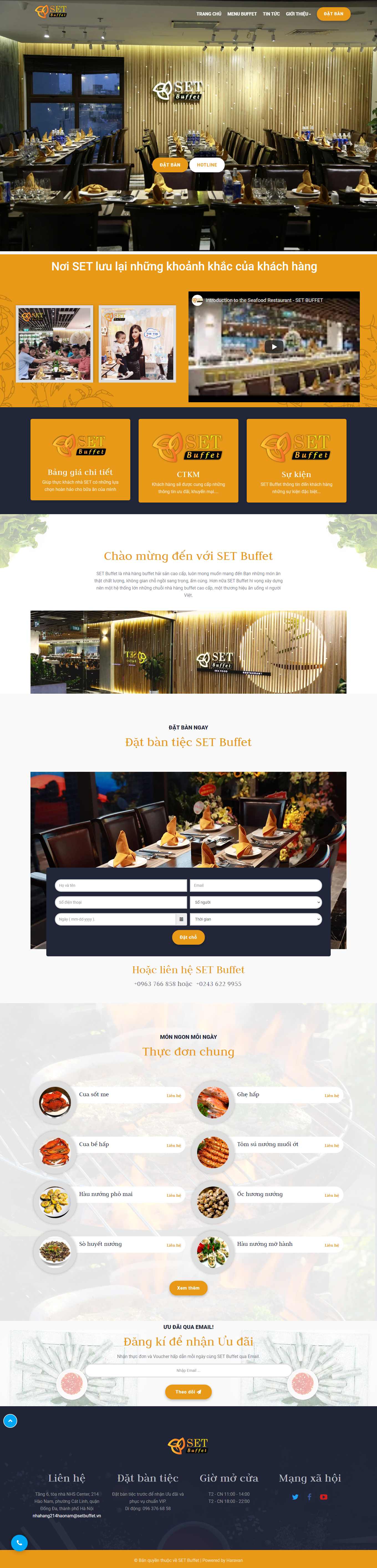 [adobibuffet] Thiết kế Website Web đặt tiệc buffet - setbuffetvn