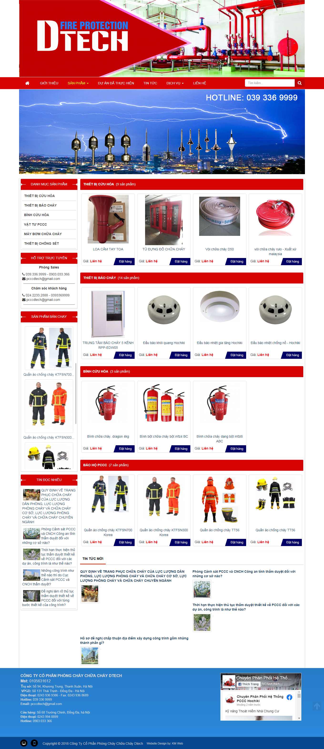[pcccdhtvietnam] Thiết kế Website Web phòng cháy, chữa cháy - pcccdtechcomvn
