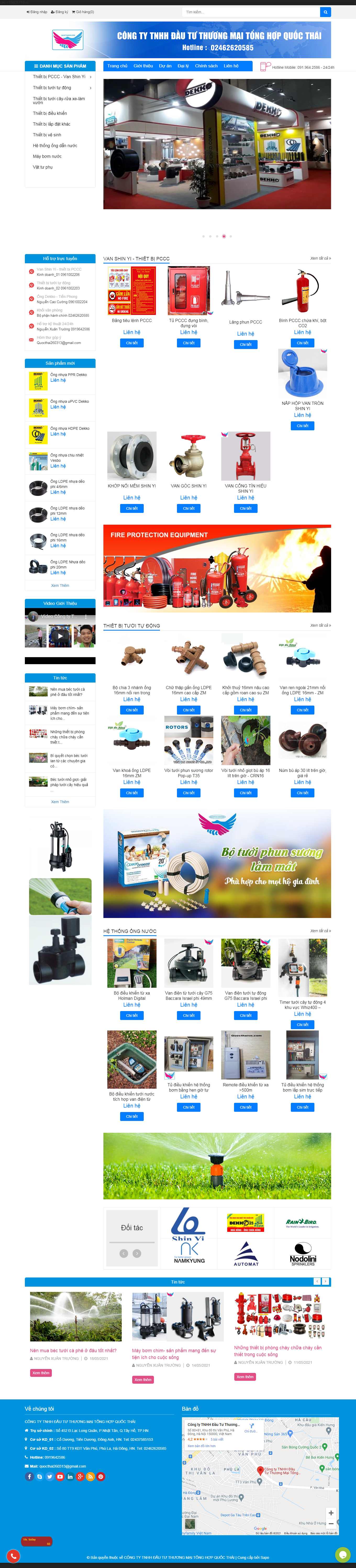 [pcccdhtvietnam] Thiết kế Website Web phòng cháy, chữa cháy - quocthaivncom