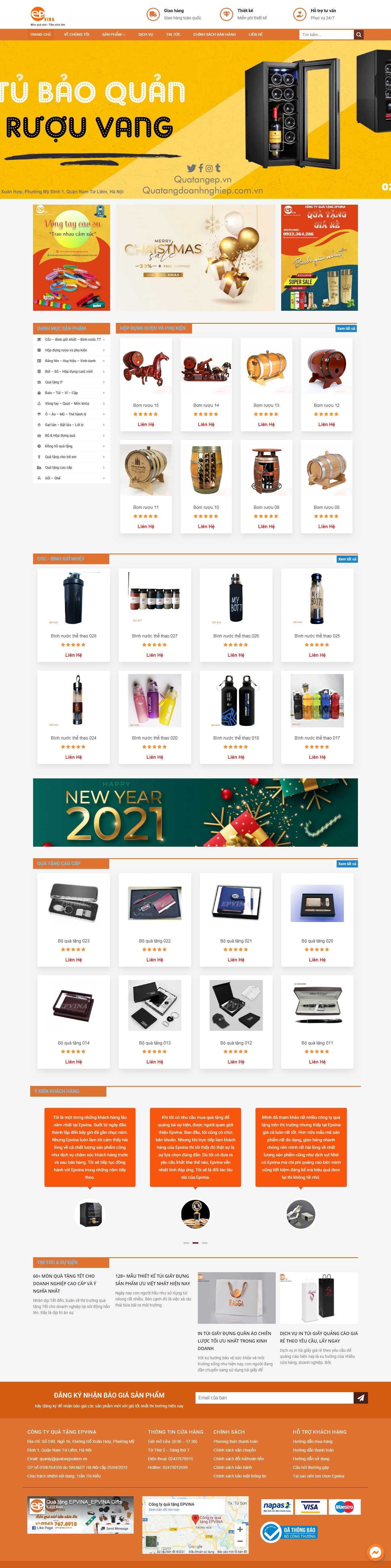 [dogomynghenguyengia] Thiết kế Website Web quà lưu niệm - quatangepvn