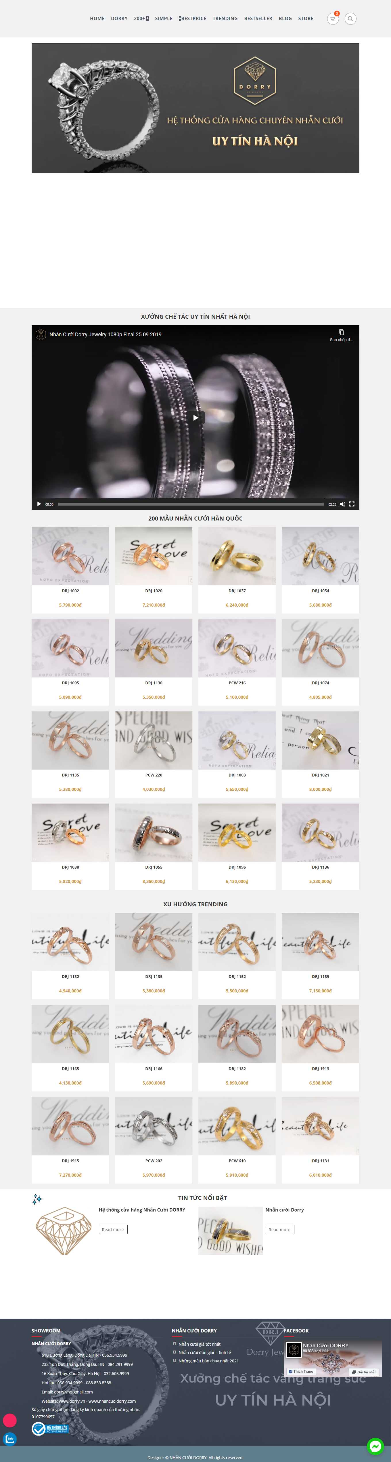 [sbank-sbj] Thiết kế Website Web tiệm vàng bạc - nhancuoidorrycom