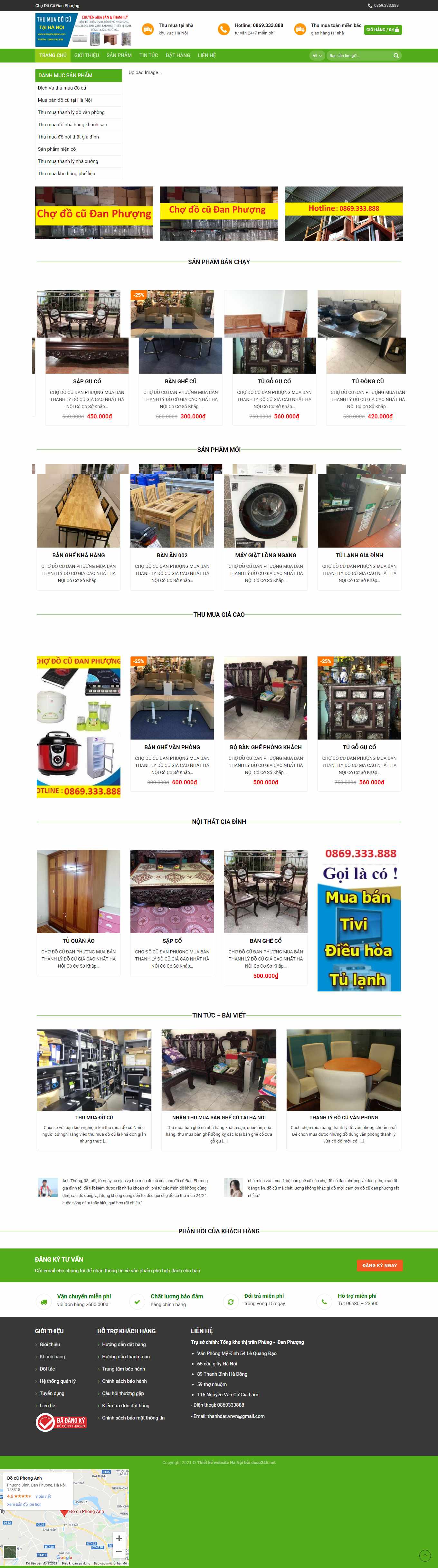 [quangdocu] Thiết kế Website Web bán đồ cũ - docuhanoivn