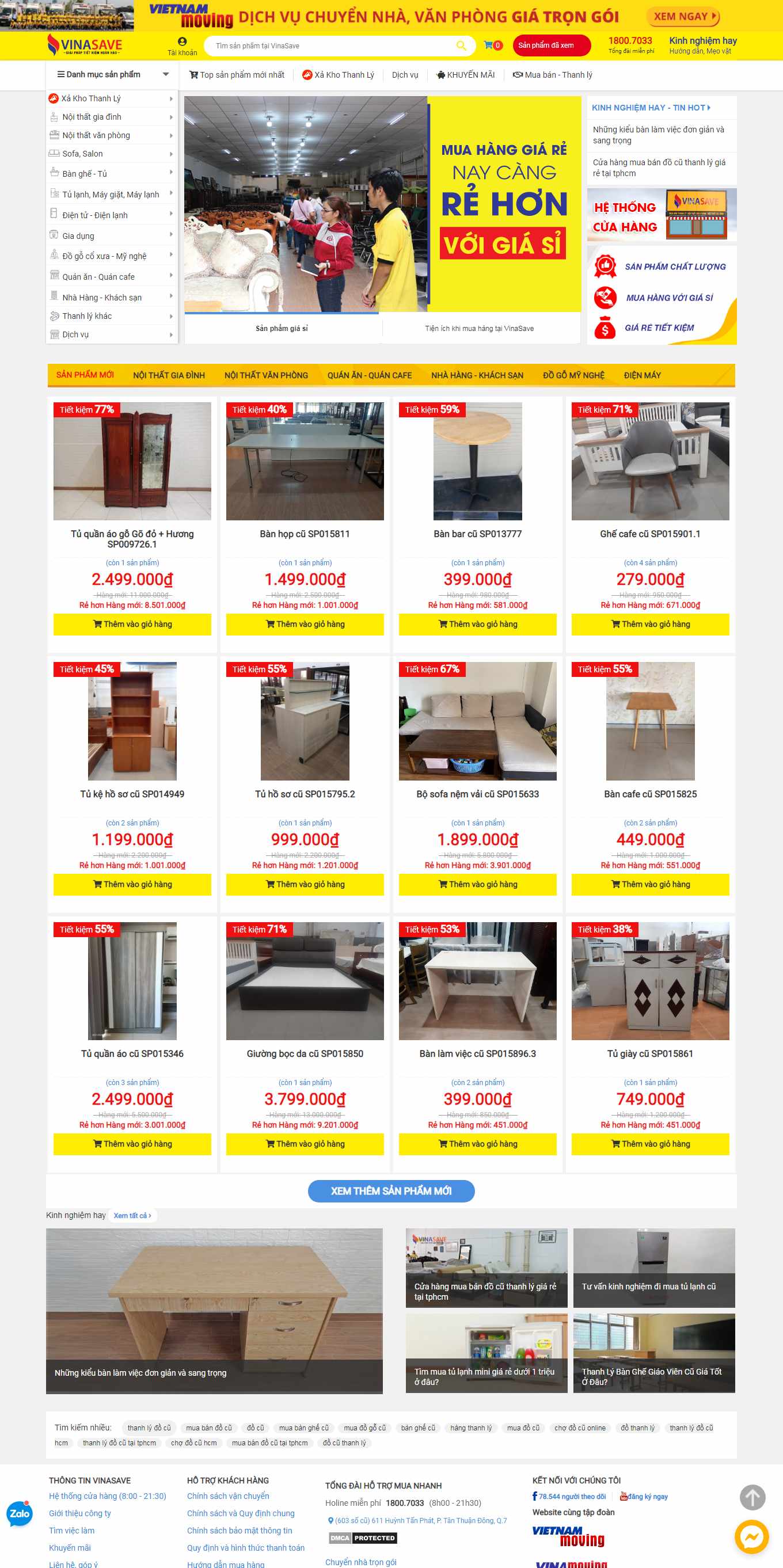 [quangdocu] Thiết kế Website Web bán đồ cũ - vinasavecom