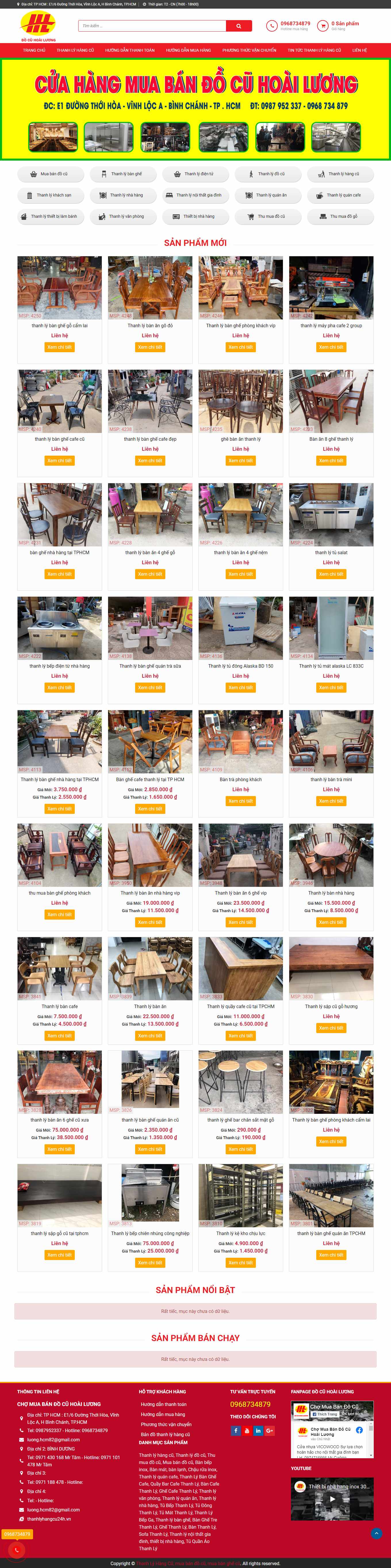 [quangdocu] Thiết kế Website Web bán đồ cũ - thanhlyhangcu24hvn