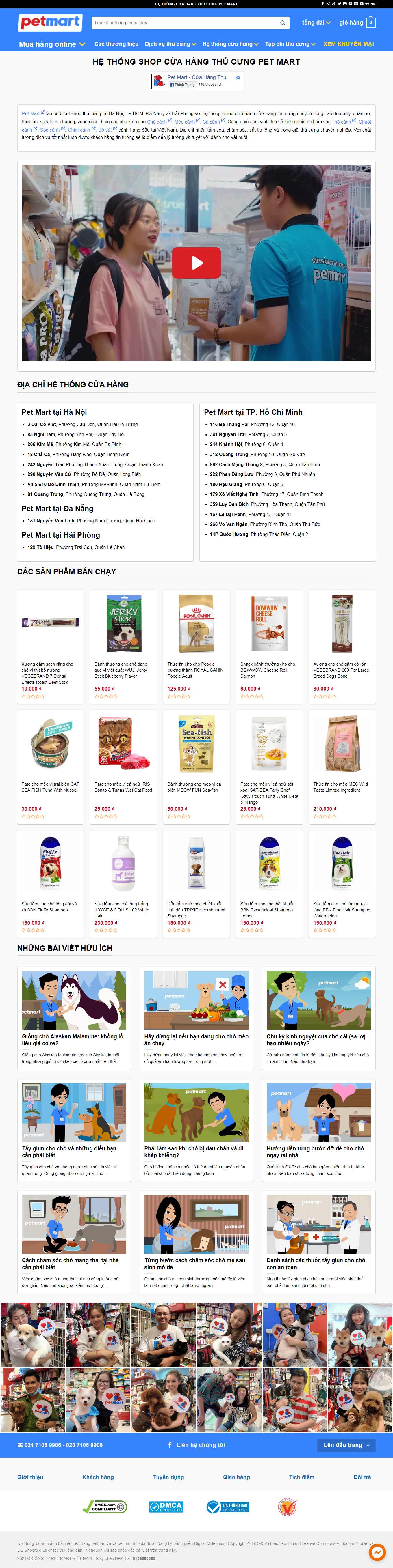[hoisvcvn] Thiết kế Website Web bán chim cảnh - wwwpetmartvn