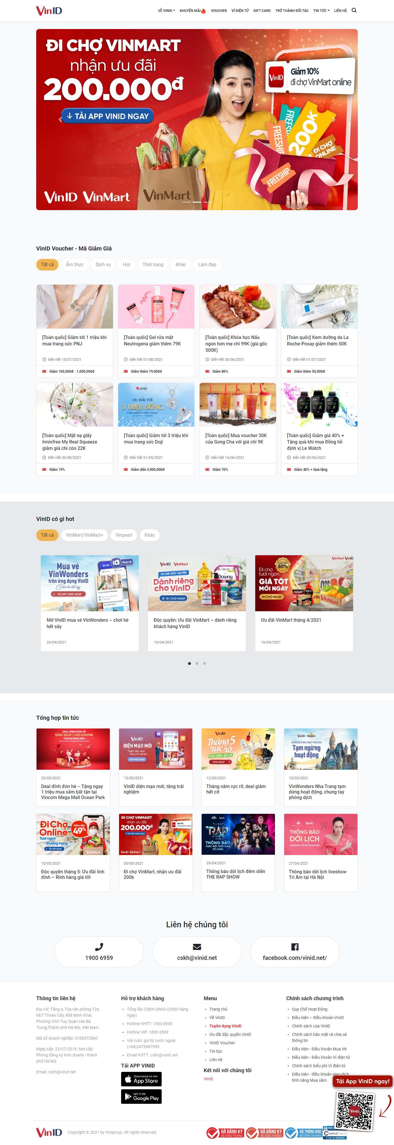 [vinmart] Thiết kế Website Web bán đồ tạp hoá - vinidnet