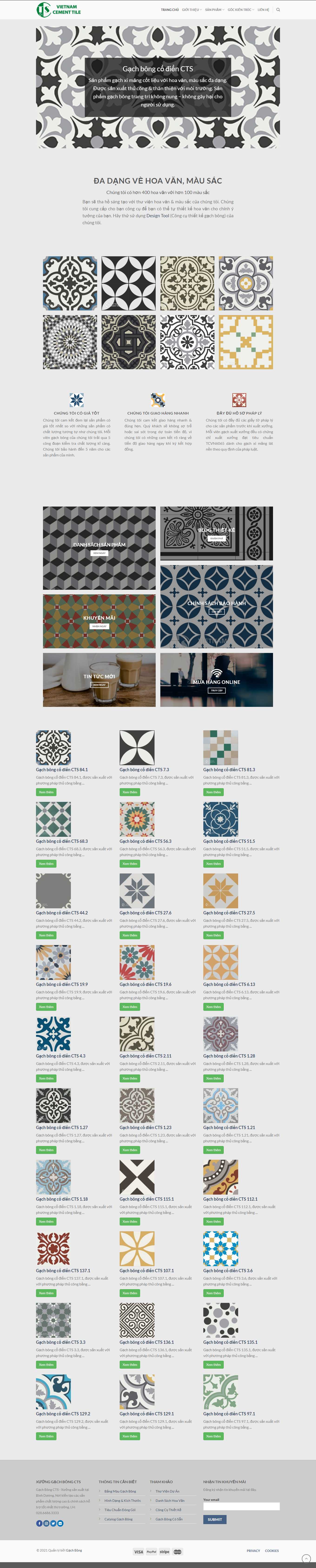 [amygrande] Thiết kế Website Web bán gạch ốp lát - gachbongnet