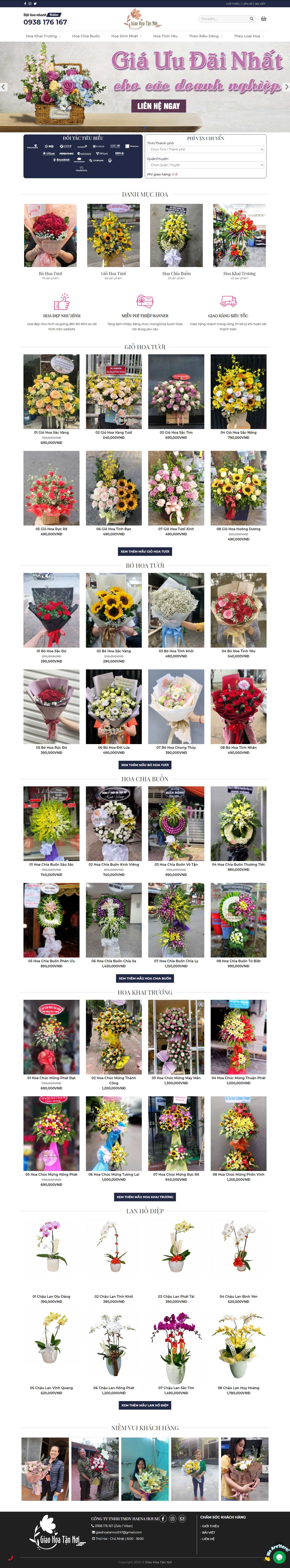 [dienhoa24gio] Thiết kế Website Web điện hoa - giaohoatannoi247com