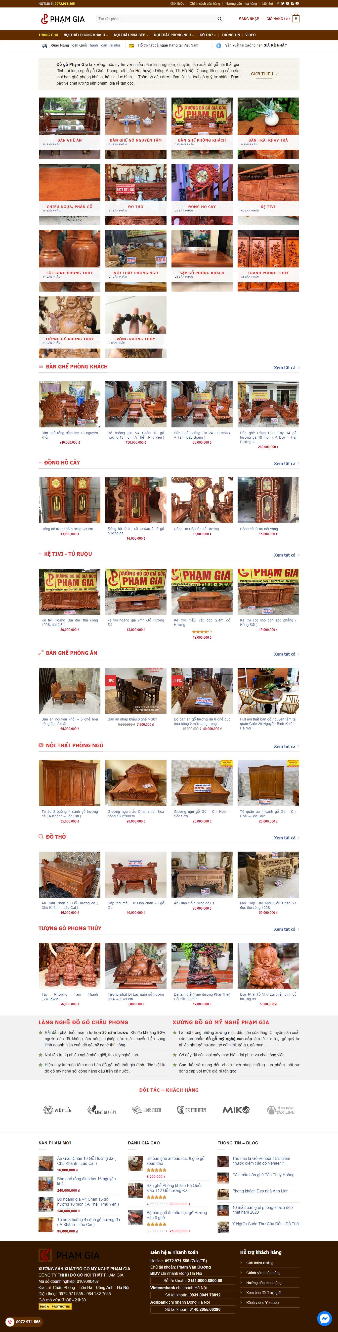 [gomynghevip] Thiết kế Website Web tượng gỗ - xuongdogogiagoccom