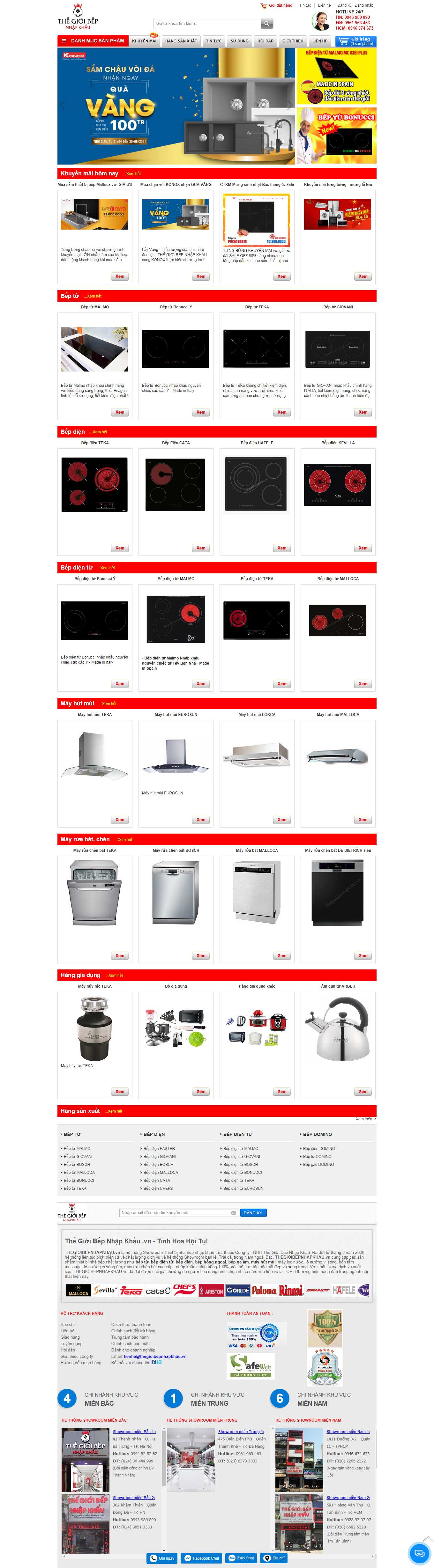 [thietbibepinox] Thiết kế Website Web bán máy rửa chén bát - thegioibepnhapkhauvn