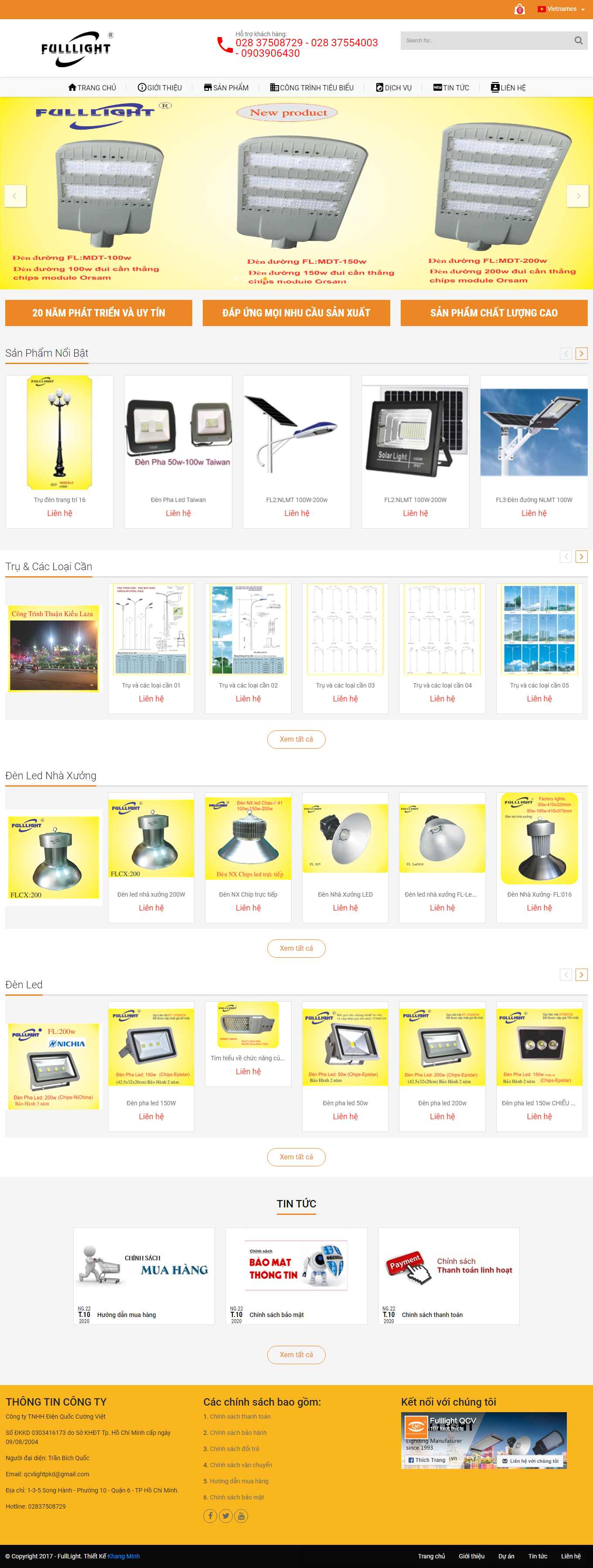 [luattamanh] Thiết kế Website Web - fulllightcomvn