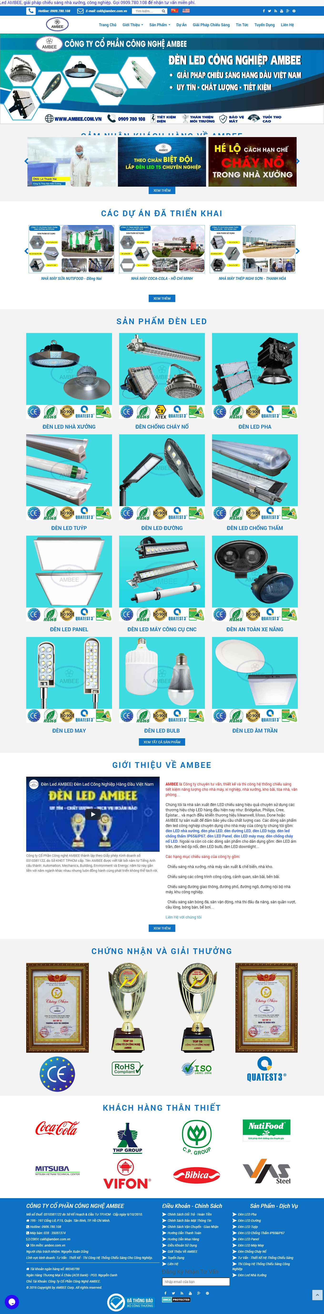 [luattamanh] Thiết kế Website Web - ambeecomvn