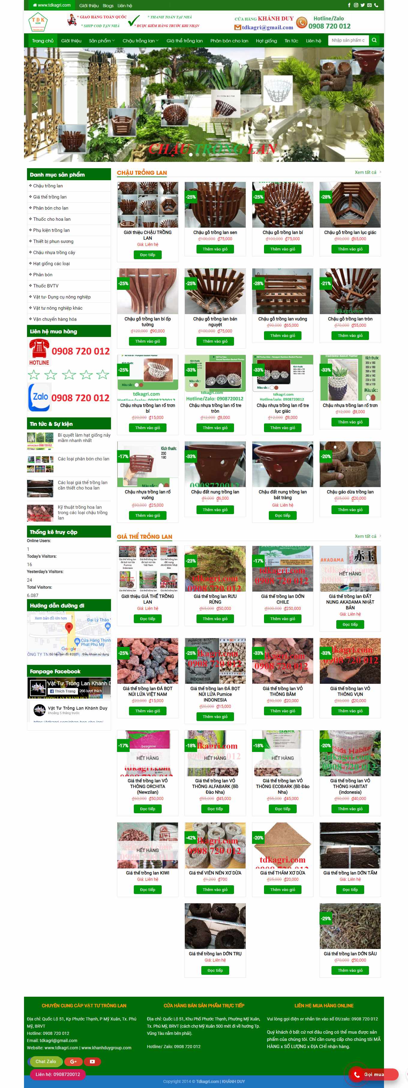 [hatgiongbansi] Thiết kế Website Web bán hạt giống cây trồng - tdkagricom