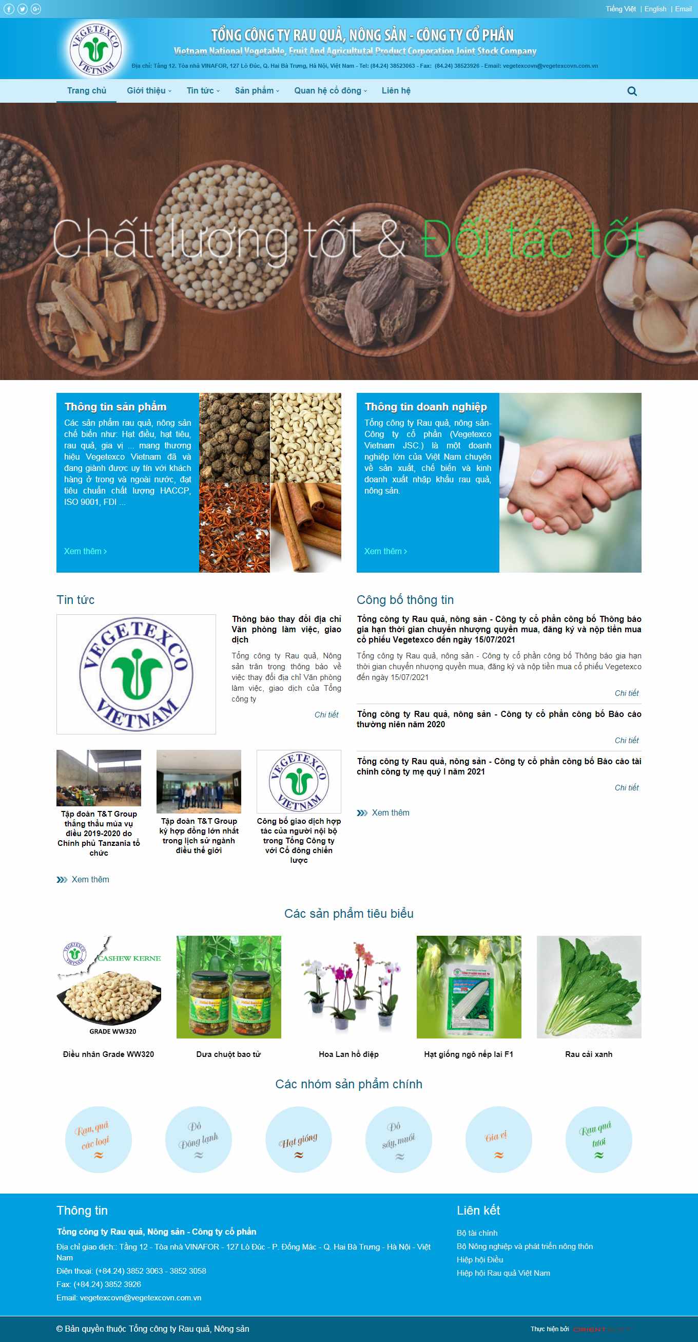 [hatgiongbansi] Thiết kế Website Web bán hạt giống cây trồng - wwwvegetexcovncomvn