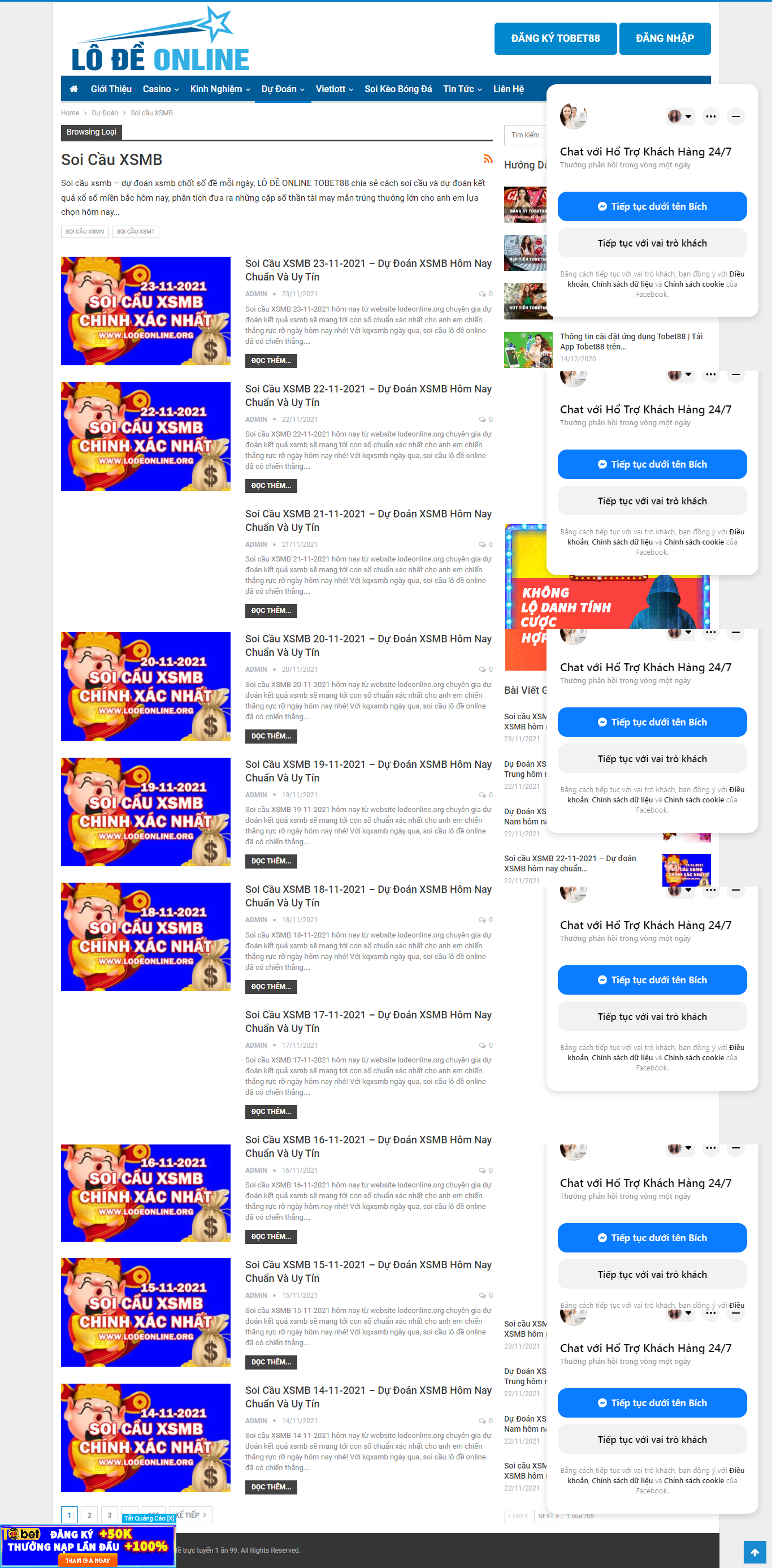 Thiết kế Website web XSMB - lodeonlineorg