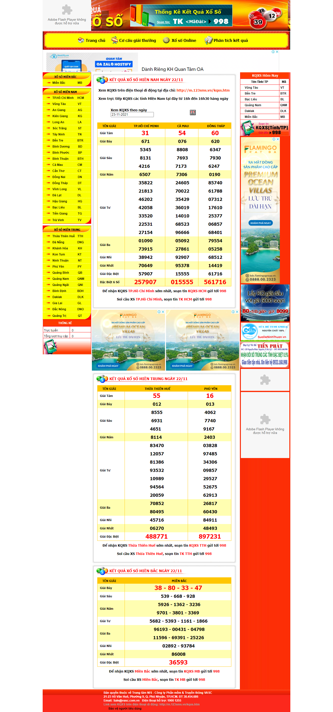Thiết kế Website web Kqxs - kqxs123smsvn